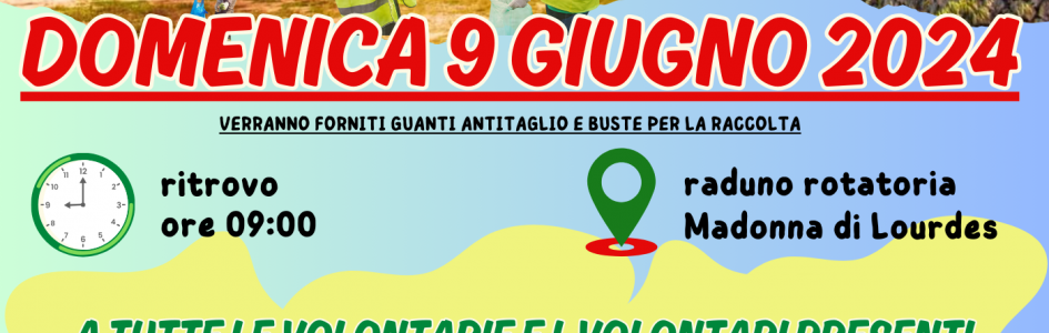 "Non mi rifiuto di Cambiare" Passeggiata Ecologica DOMENICA 9 GIUGNO 2024